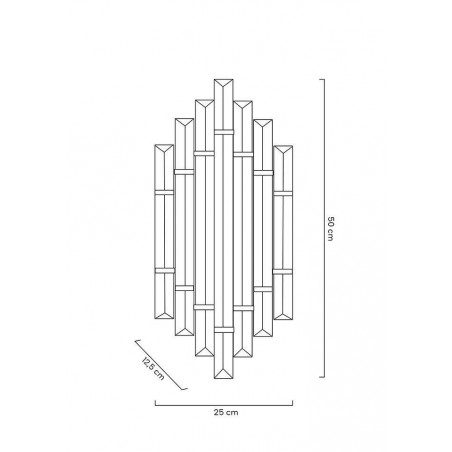 MSE010100327 MOOSEE lampa ścienna PALAZZO złota