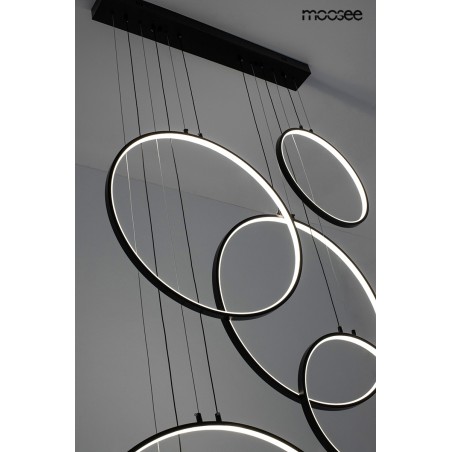 MSE010100371 MOOSEE lampa wisząca CIRCULO SIX czarna