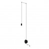 MSE1501100474 Lampa ścienna FLUSSO WALL czarna