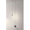 MSE1501100474 Lampa ścienna FLUSSO WALL czarna