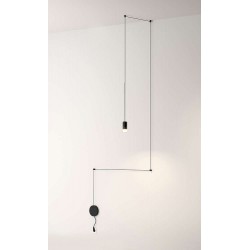 MSE1501100474 Lampa ścienna FLUSSO WALL czarna