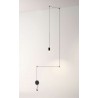 MSE1501100474 Lampa ścienna FLUSSO WALL czarna