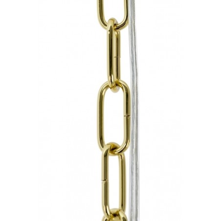 JD9607-S.GOLD Lampa wisząca MURANO S złota - szkło, metal