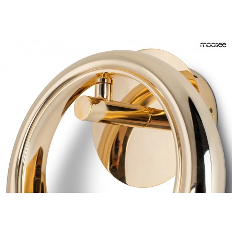 MSE010100320 MOOSEE lampa ścienna HELIOS złota