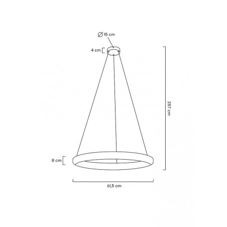 MSE020100173 MOOSEE lampa wisząca LIBERTY 60 złota
