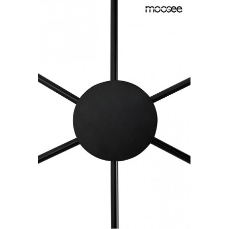 MSE010100356 MOOSEE lampa ścienna SHADOW 6 czarna