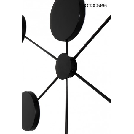 MSE010100356 MOOSEE lampa ścienna SHADOW 6 czarna