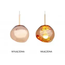 MSE1501100423 MOOSEE lampa wisząca FUSION 20 miedziana - akryl