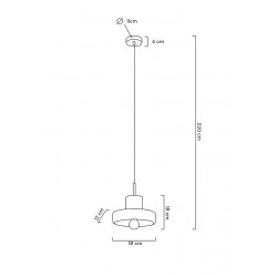 MSE010100132 MOOSEE lampa wisząca ARCO 20 marmur