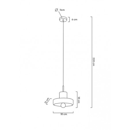 MSE010100132 MOOSEE lampa wisząca ARCO 20 marmur