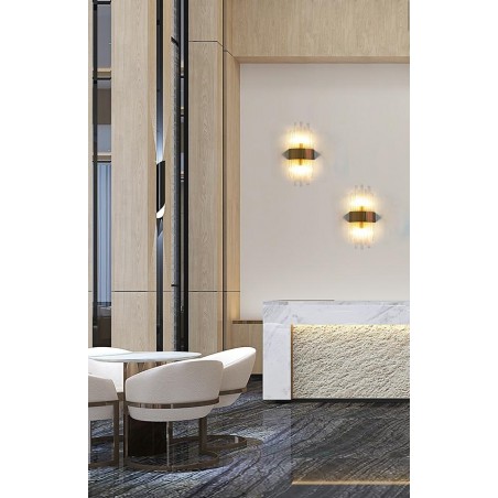 MSE010400201 MOOSEE lampa ścienna PORTOFINO złota