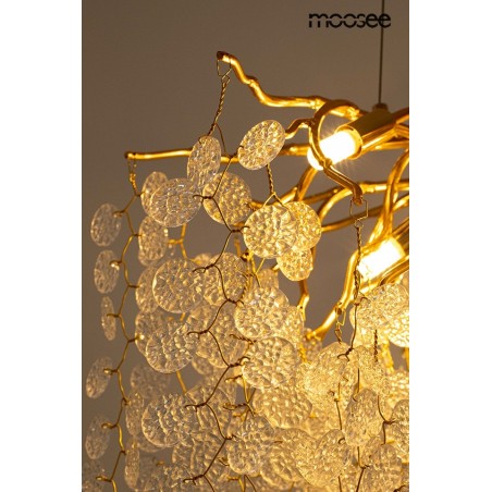 5900168832947 MOOSEE lampa wisząca RIVIERA 60 złota /   clear