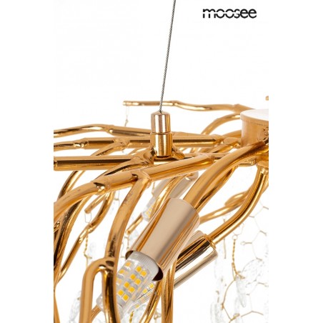 5900168832947 MOOSEE lampa wisząca RIVIERA 60 złota /   clear