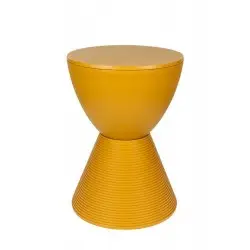 PC-051.GINGER Stołek TAMBURO pastelowy imbir - polipropylen