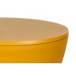 PC-051.GINGER Stołek TAMBURO pastelowy imbir  - polipropylen