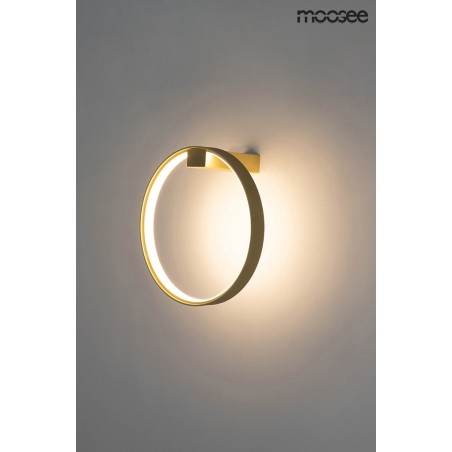 MSE010400220 MOOSEE lampa ścienna CIRCLE WALL złota