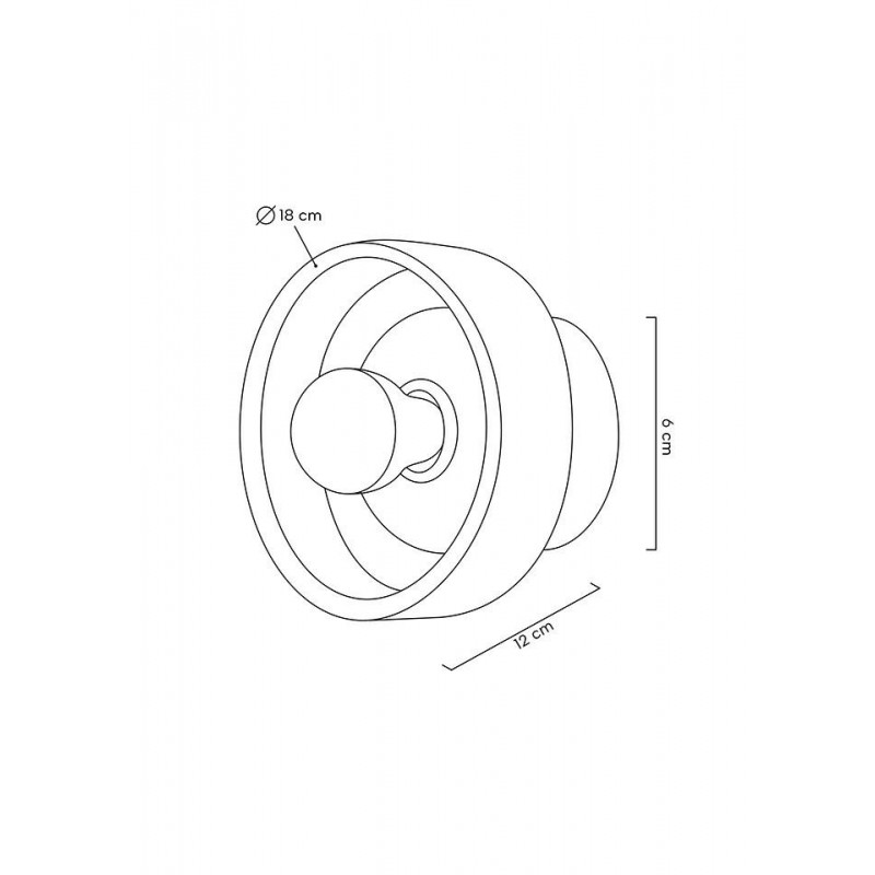 MSE010100259 MOOSEE lampa ścienna ARCO biała