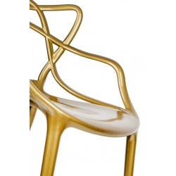 173-APP1.GOLD Krzesło LUXO złote - ABS