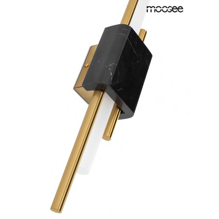 MSE010100358 MOOSEE lampa ścienna EVANS czarna / złota