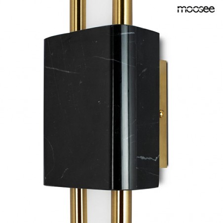 MSE010100358 MOOSEE lampa ścienna EVANS czarna / złota