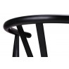 KH1501100119 Krzesło WISHBONE czarne - drewno bukowe, czarne włókno