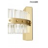 MSE01040015 MOOSEE lampa ścienna SATURNUS WALL złota - LED, kryształ, stal szczotkowana