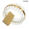 MSE01040015 MOOSEE lampa ścienna SATURNUS WALL złota - LED, kryształ, stal szczotkowana