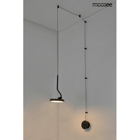MSE010100384 MOOSEE lampa ścienna FLAT czarna