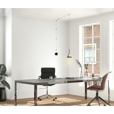 MSE010100384 MOOSEE lampa ścienna FLAT czarna