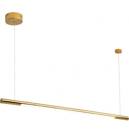MAXLIGHT P0356D LAMPA WISZĄCA ORGANIC HORIZON 100CM ZŁOTA ŚCIEMNIALNA