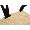 KH1501100118 Krzesło WISHBONE czarne - drewno bukowe, naturalne włókno