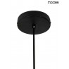 MSE1501100419 MOOSEE lampa wisząca PUZO S czarna 