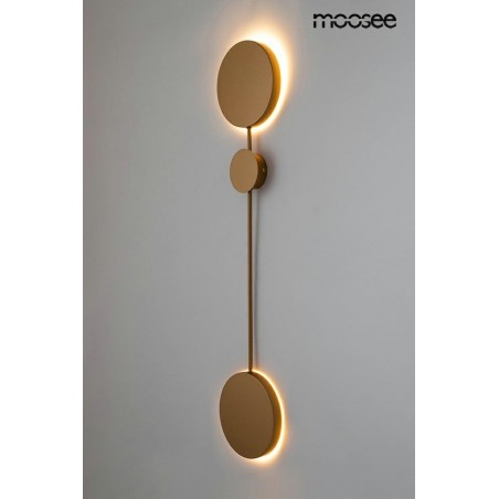 MSE010100354 MOOSEE lampa ścienna SHADOW 2 złota