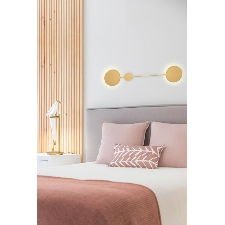 MSE010100354 MOOSEE lampa ścienna SHADOW 2 złota