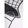 MC-020A.B.B Krzesło NET SOFT czarne - czarna poduszka, metal
