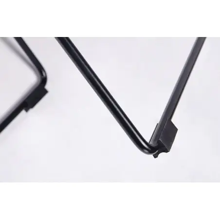 MC-020A.B.B Krzesło NET SOFT czarne - czarna poduszka, metal