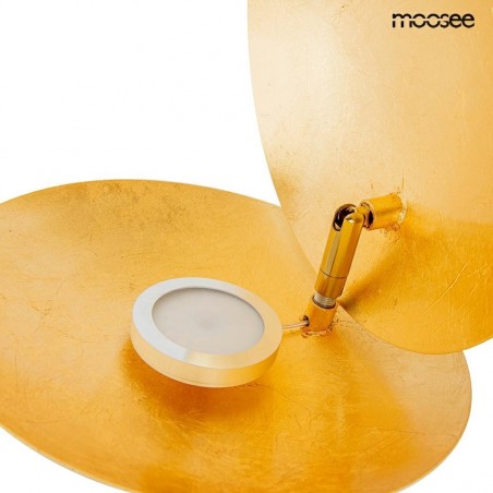MSE010400203 MOOSEE lampa ścienna ECLISE  złota / biała