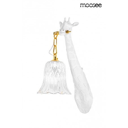 MSE1501100400 MOOSEE lampa ścienna GIRAFFE biała