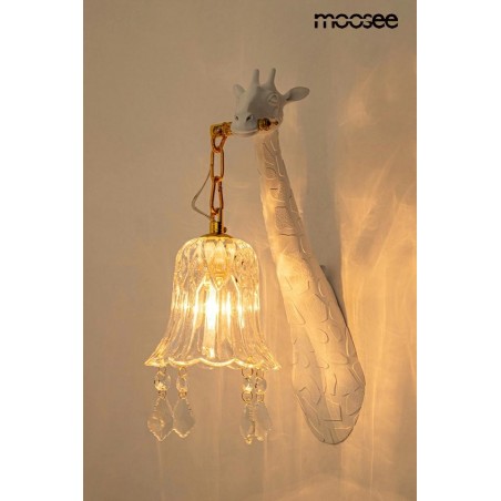 MSE1501100400 MOOSEE lampa ścienna GIRAFFE biała