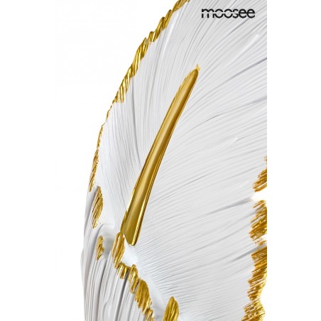 MSE010100388 MOOSEE lampa ścienna PIÓRKO  biała / złota