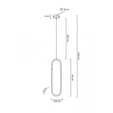 MSE010100254 MOOSEE lampa wisząca PUZO S złota