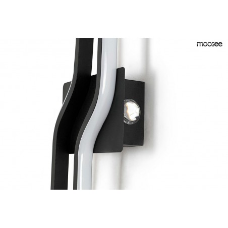 MSE1501100413 MOOSEE lampa ścienna ROCHE 100 czarna