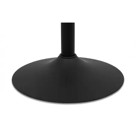 KH010100966 Krzesło barowe VOLT regulowane czarne / ciemny wiąz
