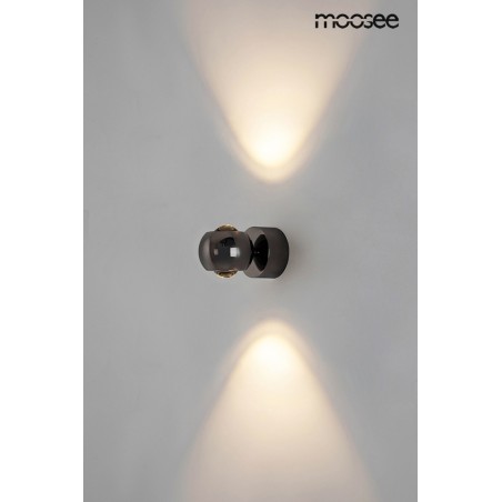 MSE1501100309 MOOSEE lampa ścienna EOS czarny chrom