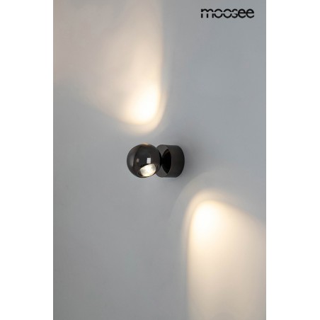 MSE1501100309 MOOSEE lampa ścienna EOS czarny chrom