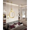 MSE1501100469 MOOSEE lampa wisząca SPINNER 19 złota 