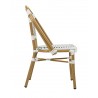 KH1501100288 Krzesło CAFE PARIS białe rattan