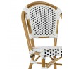 KH1501100288 Krzesło CAFE PARIS białe rattan