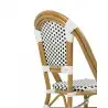 KH1501100288 Krzesło CAFE PARIS białe rattan