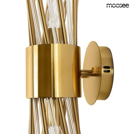 MSE010100338 MOOSEE lampa ścienna LORENZO złota